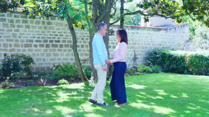 Dans le jardin